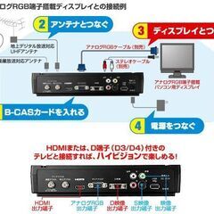 ★地デジ衛星BSデジタルチューナ×３台★モニタでも使えるの画像