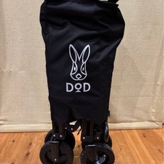 美品　DOD フォールディング　キャリーワゴン　ブラックの画像