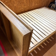 L0720 セミダブルベッドフレーム 北欧風の画像