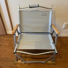 【美品】コールマン コンパクトフォールディングチェア グレー Colemanの画像