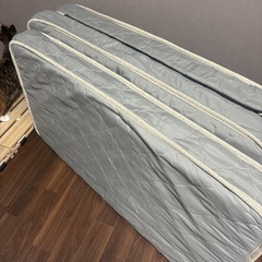 スノコベット　桐スノコベッド　三つ折り　セミダブル　の画像