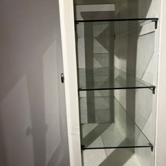 《12/10まで》アンティーク ケビント／ガラス扉×引き出し付き＊大阪・茶屋町の画像
