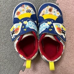 アンパンマン ベビーシューズ 14センチ　ネイビーの画像