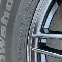 スタッドレス4本　225/60R18　2023年製　CX-8　アルファード　CR-V　　RAV4　エクストレイルの画像