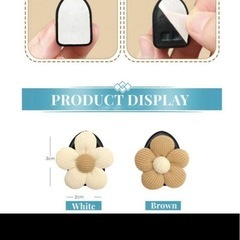 お花 車用 フック 2個セット の画像