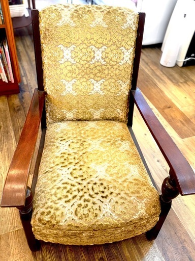 アンティーク 一人掛けソファ ロココ 金華山 オールド 公式