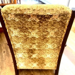 アンティーク 一人掛けソファ ロココ 金華山 オールド ヴィンテージ 木製　皇室の画像