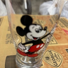 レトロ　ディズニーグラスの画像