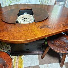 囲炉裏テーブルの画像