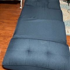 ニトリ　折りたたみソファの画像