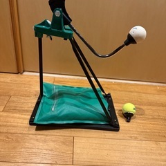 テニス練習機 ピコチーノ 硬式・軟式ボール付き 山川製作所の画像