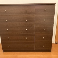 衣類タンス　小物収納の画像