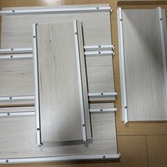 Nボルダ　60cm棚板5枚とクロスバーの画像