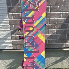 Apocalypse スノーボード ブラック ピンク140センチの画像