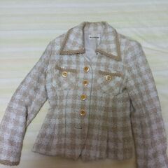 レディース　チェックジャケット　2着セット　Lサイズの画像