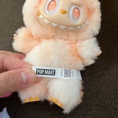 ◆正規品◆POP MARTオンラインLABUBU ラブブ　らぶぶ　オレンジ色◆の画像