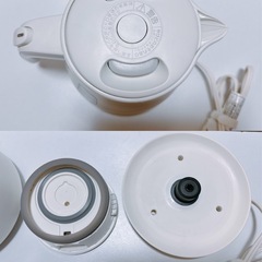 【美品】タイガー 電気ケトル わく子 0.6L PCM-A060 ホワイトの画像