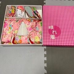 【9点フルセット】 七五三 着物 3歳 女の子 753 フルセットの画像