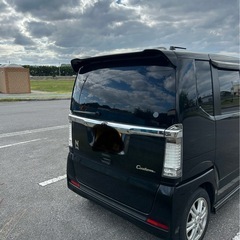 N-BOX カスタム　ブラック　車検たっぷり🚗の画像