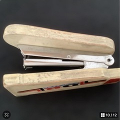 昭和レトロ　ホチキス　デンターライオン歯磨き　デンター歯ブラシ　ノベルティの画像