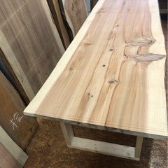 大特価 一枚板ダイニングテーブルの画像