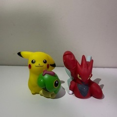 BANDAI　ポケモンキッズ　ポケモン指人形　ソフビ　２点セット