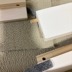 ベッドフレーム　ニトリ　セミダブルの画像