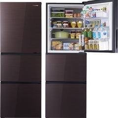 Hisense 3ドア冷蔵庫 282L 右開き HR-G2801BRの画像