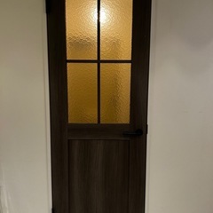 【12/11まで】LIXIL ラシッサDパレット＊スモークオーク＊片開きドア＊ガラス入り＊幅70×高さ198（大阪梅田茶屋町） の画像