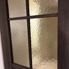 【12/11まで】LIXIL ラシッサDパレット＊スモークオーク＊片開きドア＊ガラス入り＊幅70×高さ198（大阪梅田茶屋町） の画像