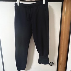 ブラックジョガーパンツ　Mサイズ　訳ありの画像