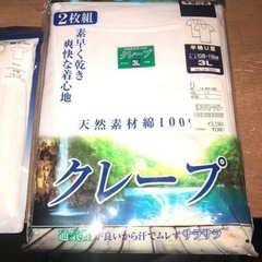 綿100%男性用下着3Lサイズ3枚の画像