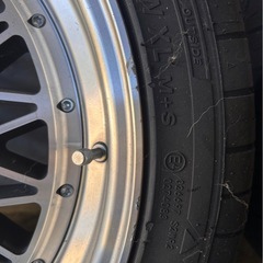 ESSEX ENCM18 225/45R18 ハイエースワイド　ホイール&タイヤセットの画像