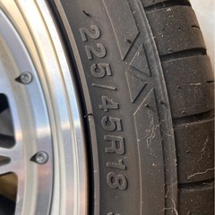 ESSEX ENCM18 225/45R18 ハイエースワイド　ホイール&タイヤセットの画像