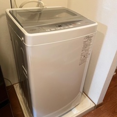 洗濯機　アクア AQW-S5P 2024年製　使用1年未満の画像