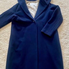 TIARA ティアラ ウール キュプラ フードロングコート Mサイズの画像