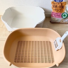 【未使用】ニャンとも清潔トイレ 子猫用　チップ付きの画像