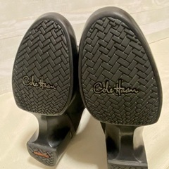 COLE HAAN NIKE AIR 本革ロングブーツ 22.5cm 黒の画像