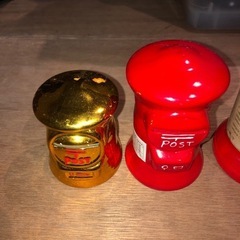 貯金箱3個　郵便ポスト型の画像