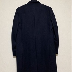【美品：原価半額！】BEAUTY&YOUTH チェスターコート S ネイビーの画像