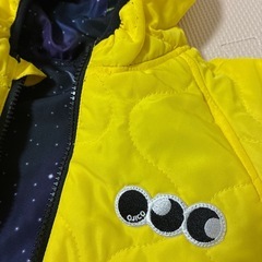 BLACK OJICO 中綿アウター ドクターイエロー　リバーシブルジャケットの画像