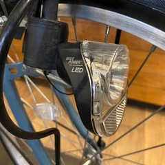 24インチ　LEDライト　シングルギア　自転車　の画像