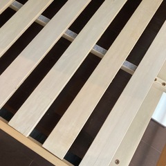 【美品】大塚家具マットレス、すのこベッドの画像