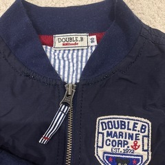 【取引中】ミキハウス　ダブルB 薄手ジャンパーの画像