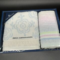 ★【新品未開封】ロイヤル コペンハーゲン フェイスタオルセット 2枚の画像