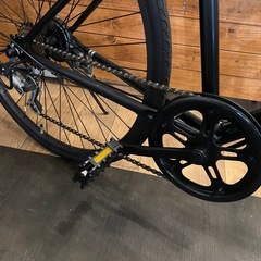 【クロスバイク②】700c 6速　ブラックの画像