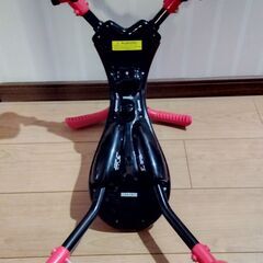 てんとう虫 キッズバイク 乗用玩具 ファーストバイク キックバイク 赤 黒 四輪 バランス 折り畳み可能 室内 屋内遊び 子供 キッズ おもちゃ テントウムシの画像