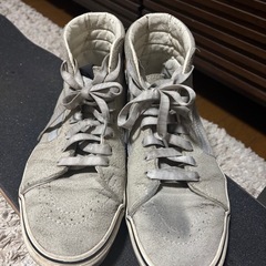 VANS スケートハイ　26cm かかと擦り切れました。の画像