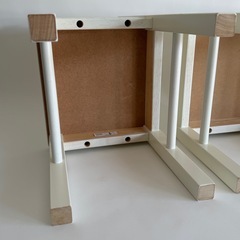 送料込 匿名 IKEA イケア 子供用椅子 3脚セット白 KRITTER 猫 犬の画像