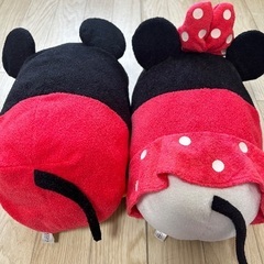 ツムツムぬいぐるみ大★ミッキー＆ミニー セットの画像